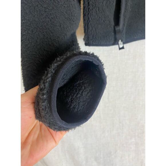 The North Face Dunraven Sherpa Black Crop Jacket Size XS - Picture 6 of 15